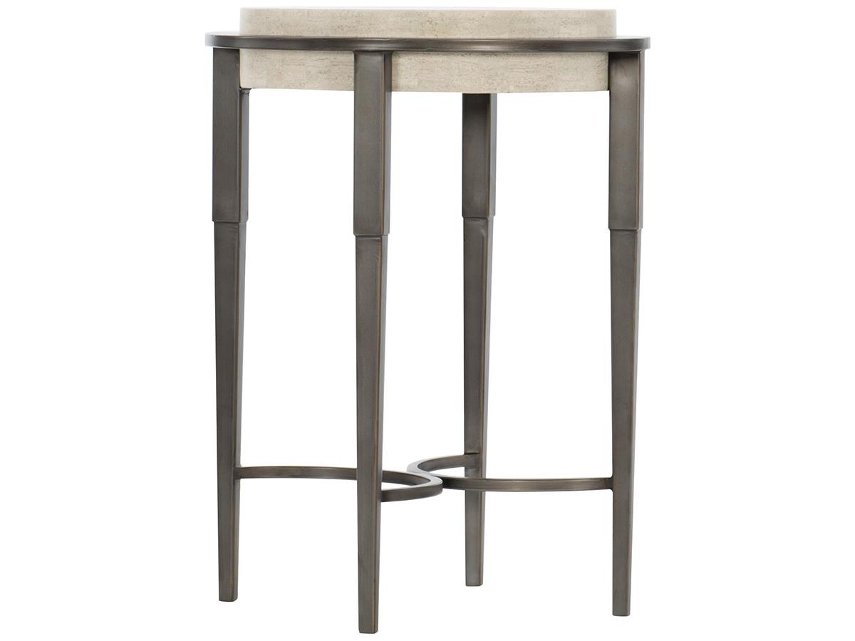 Bernhardt Barclay Metal Round Accent Table