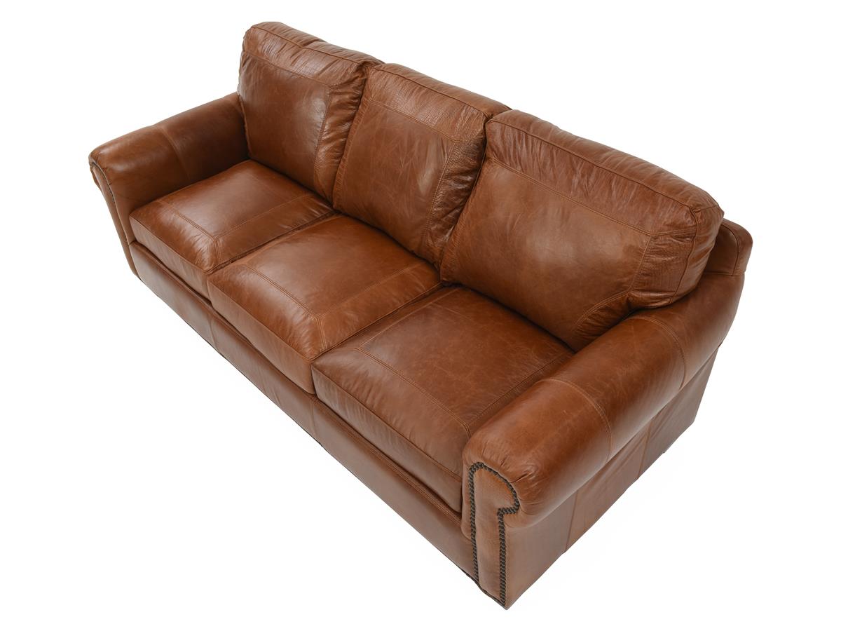 Roland Top-Grain Leather Sofa | Weir's Furniture