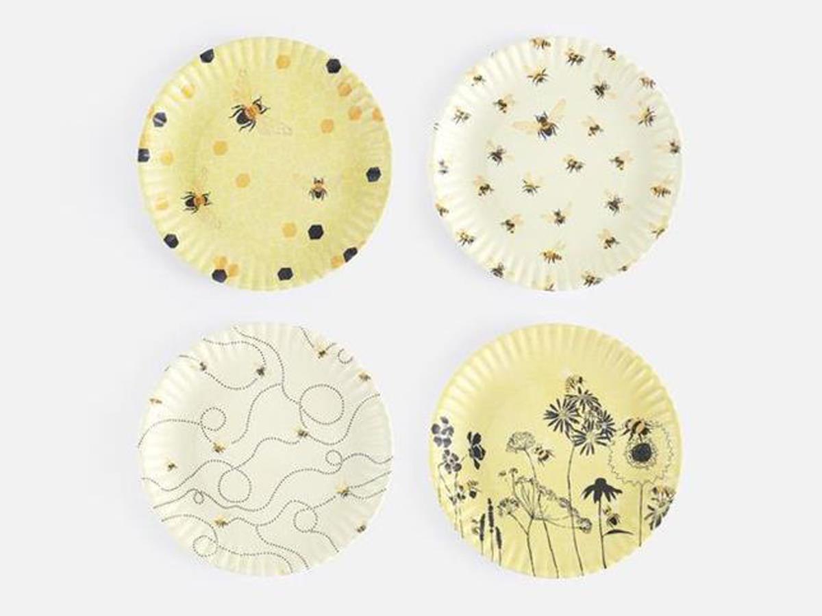 Busy Bees Paper Plates
