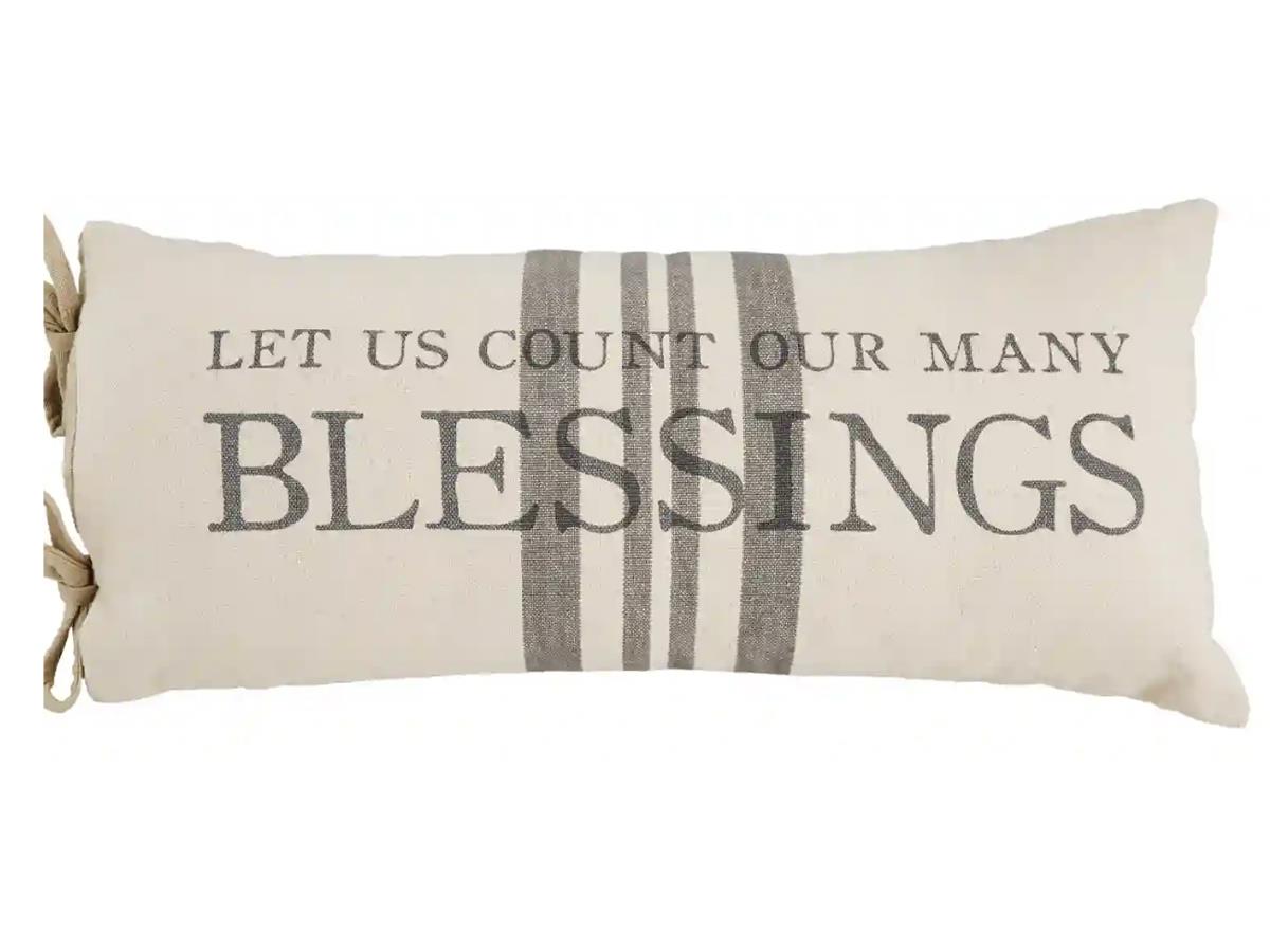 Count Your Blessing Throw Pillow