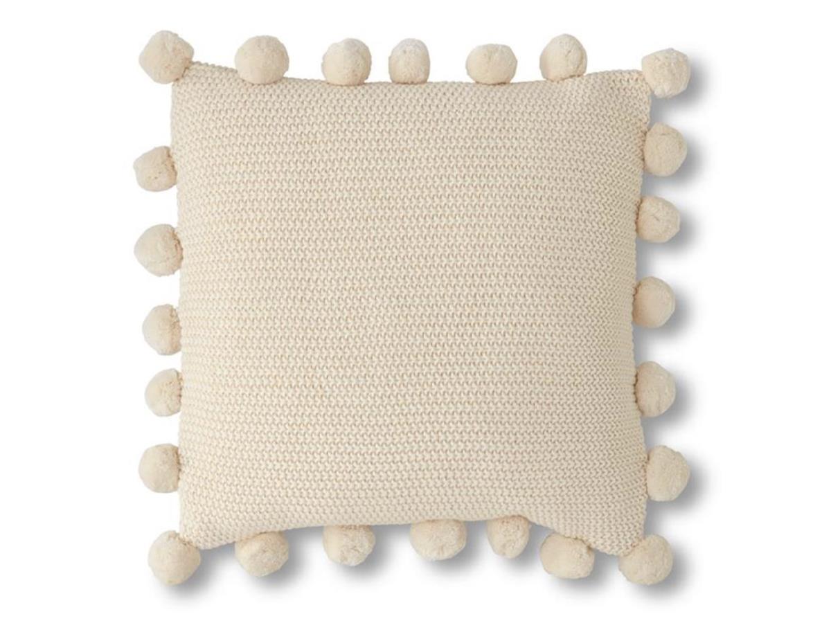 Cream Moss Stitch Pillow
