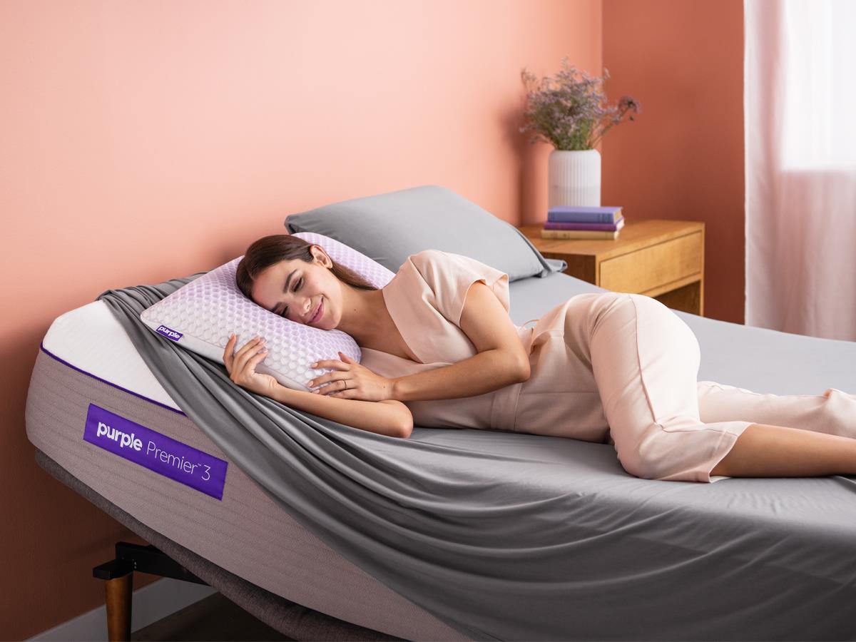 The Purple SoftStretch Sheets, Gray