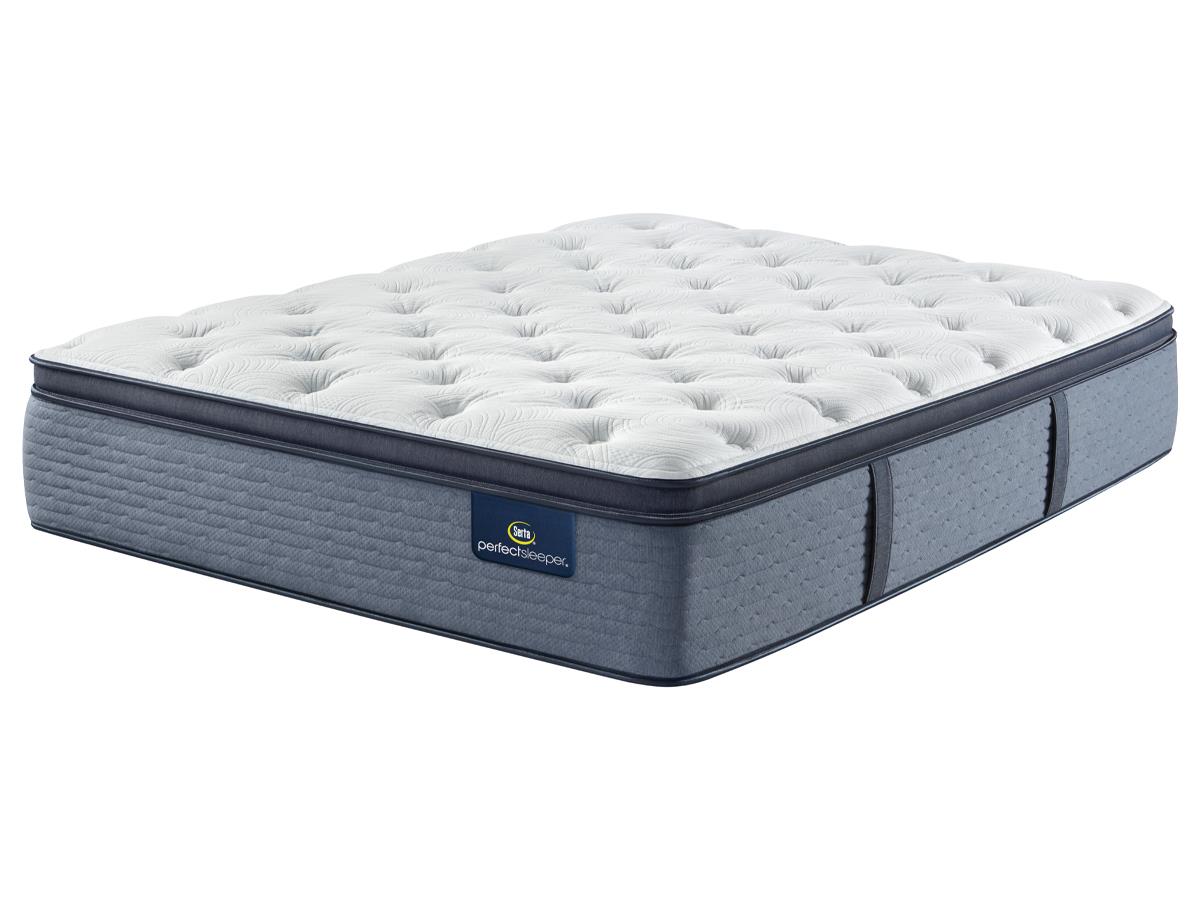 Serta Perfect Sleeper Halecrest Plush Pillow Top Mattress, Queen