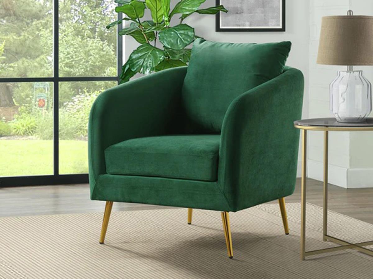 Joss Club Chair, Emerald Green