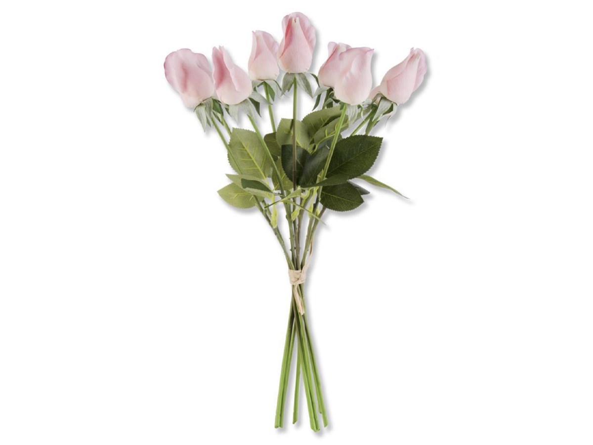 Pink Rose Bud Bouquet
