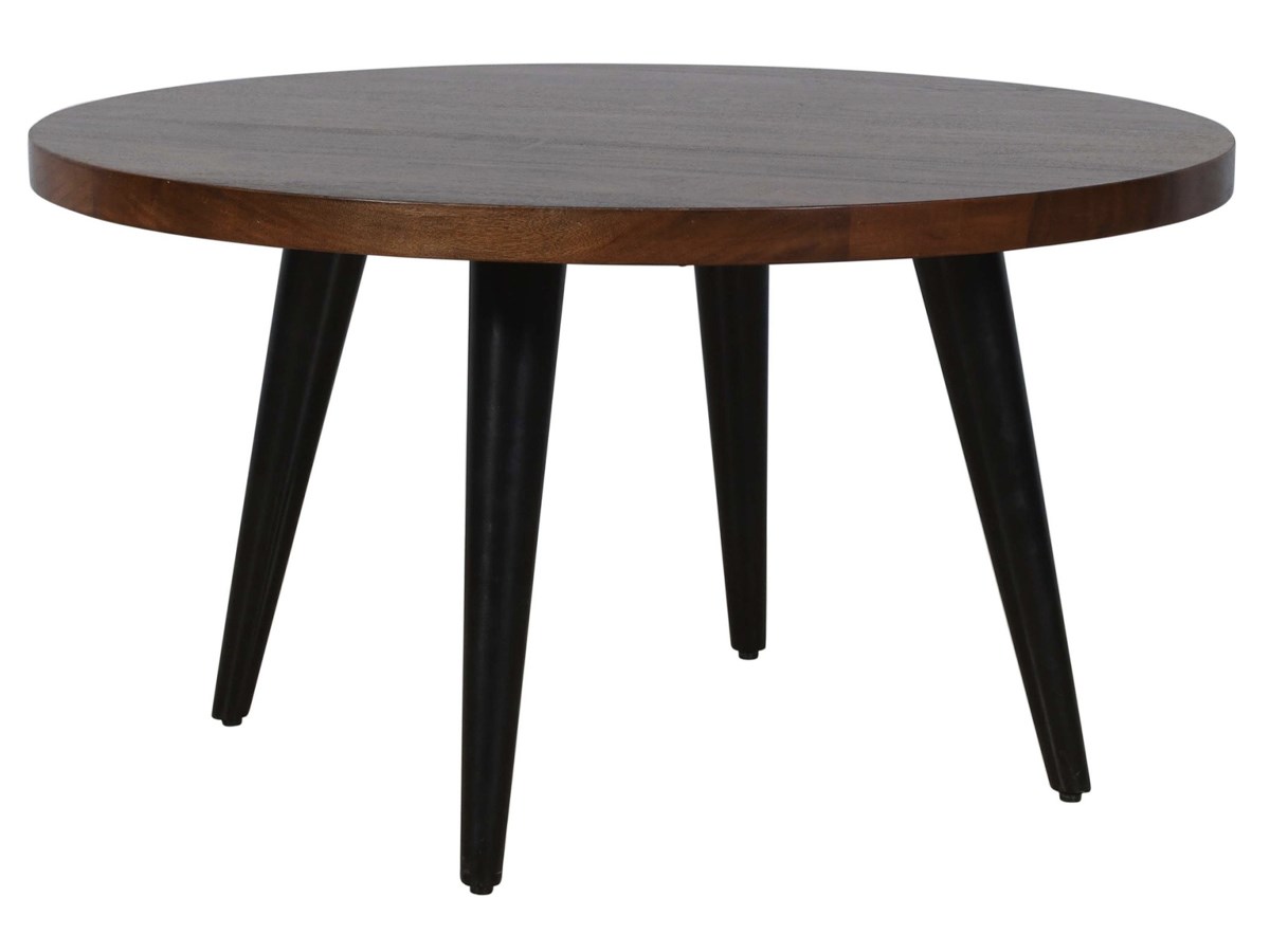 Prelude Round Coffee Table, Dark Brown