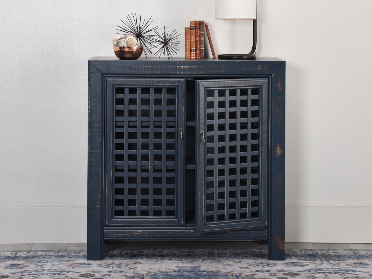 Rio Accent Cabinet, Navy