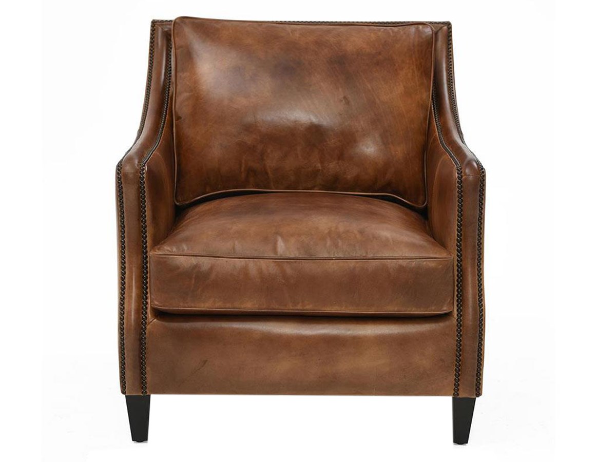 Bernhardt Hopkins Top-Grain Leather Chair