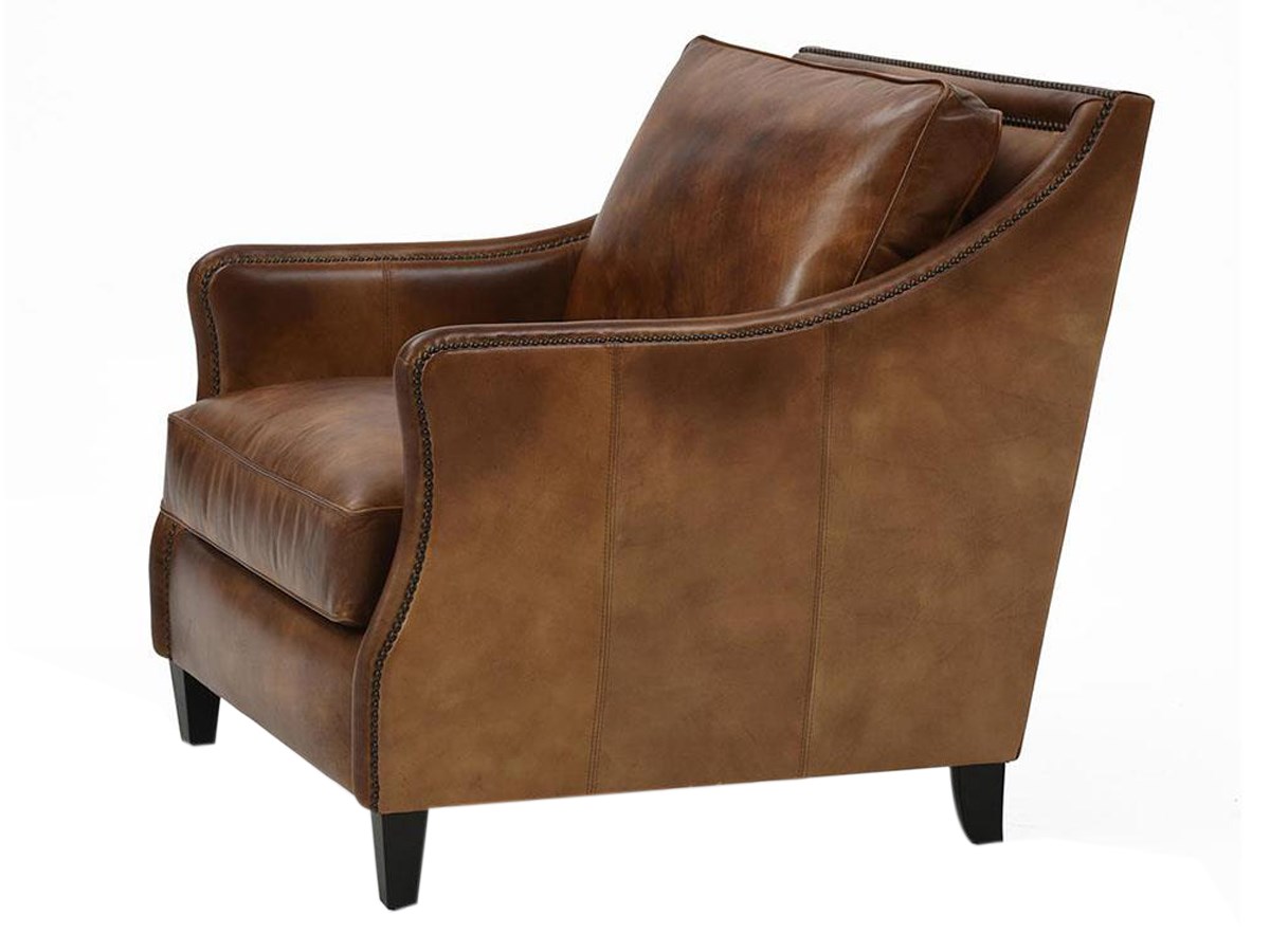 Bernhardt Hopkins Top-Grain Leather Chair