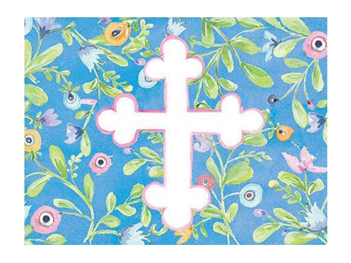 Floral Cross Boxed Notes