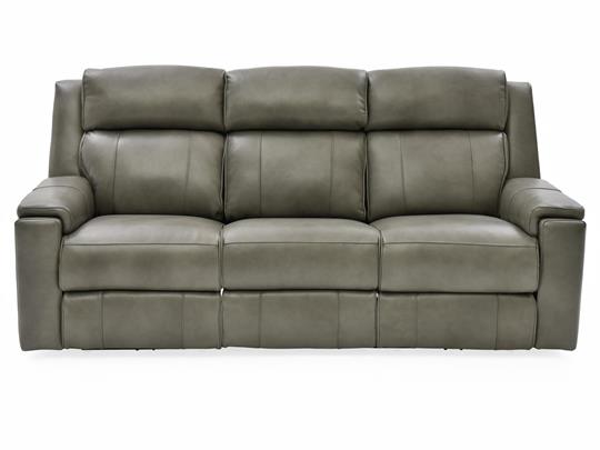 Weir S Furniture That Makes, Bennett Black Leather Reclining Sofa With Led Lights