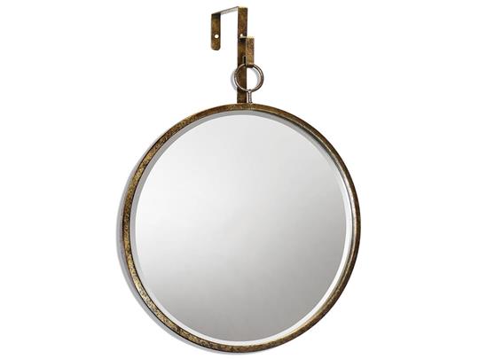 Haile Round Beveled Mirror